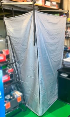 Toldo Lateral caseta baño ducha