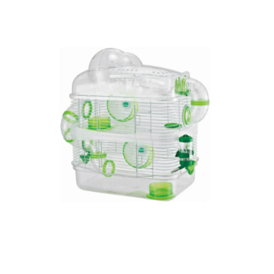 JAULA 2 PISOS ACRILICA HÁMSTER RUSO/CHINO