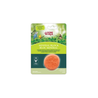 LIVING WORLD BLOQUE MINERAL NARANJA