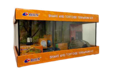 KIT TERRARIO SERPIENTE Y TORTUGA LARGE RESUN