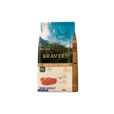 BRAVERY IBERNIAN PORK MINI ADULTO 2 KG