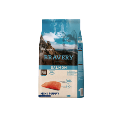 BRAVERY MINI PUPPY SABOR SALMON 7 KG