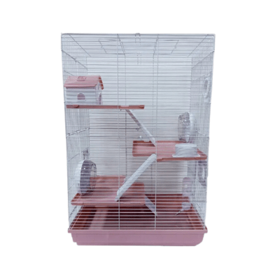 JAULA ROSADA PARA HAMSTER