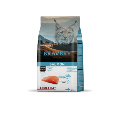 BRAVERY SALMON GATO ADULTO 2 KG