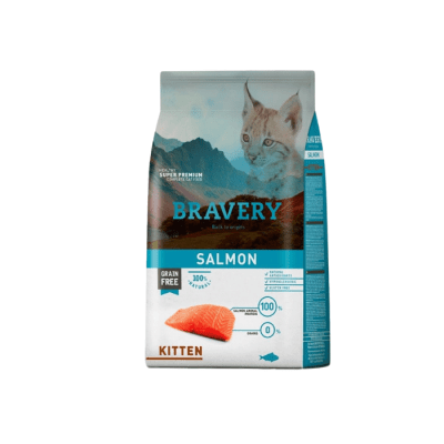 BRAVERY SALMON KITTEN 2 KG