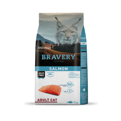 BRAVERY SALMON ADULT CAT 7 KG