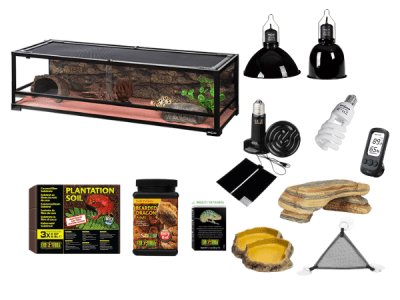 KIT DRAGON BARBUDO (TERRARIO 90X45X32 CM)