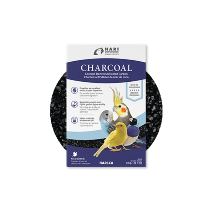HARI CHARCOAL CARBON ACTIVADO PARA AVES 230 GRS1