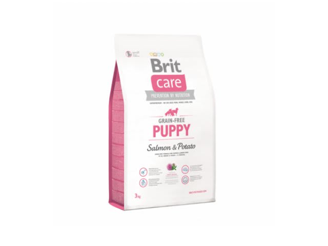 BRIT CARE GRAIN FREE PUPPY SALMON & POTATO 3KG1