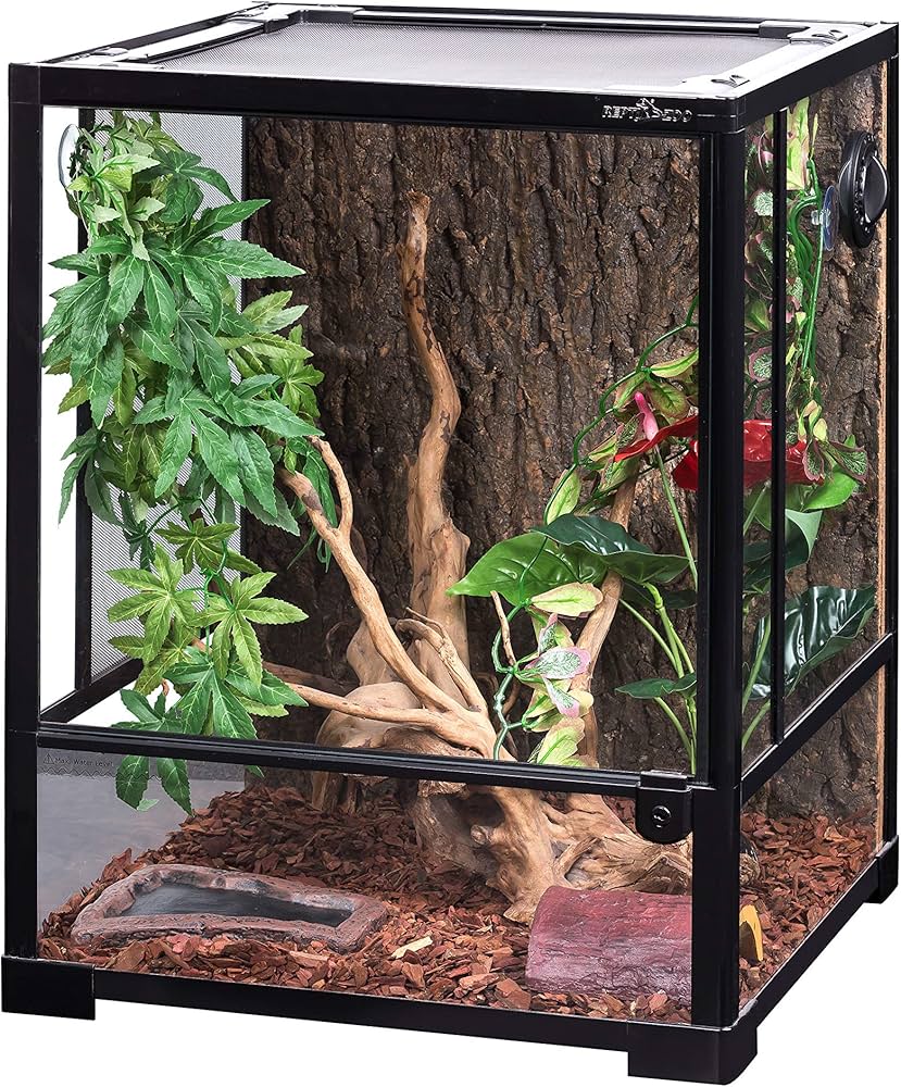 TERRARIUM-SINGLE HINGE DOOR 45X45X60 CM REPTIZOO1