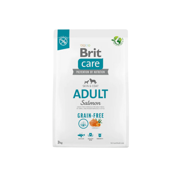 BRIT CARE SKIN & COAT ADULTO SABOR SALMON 3 KG1
