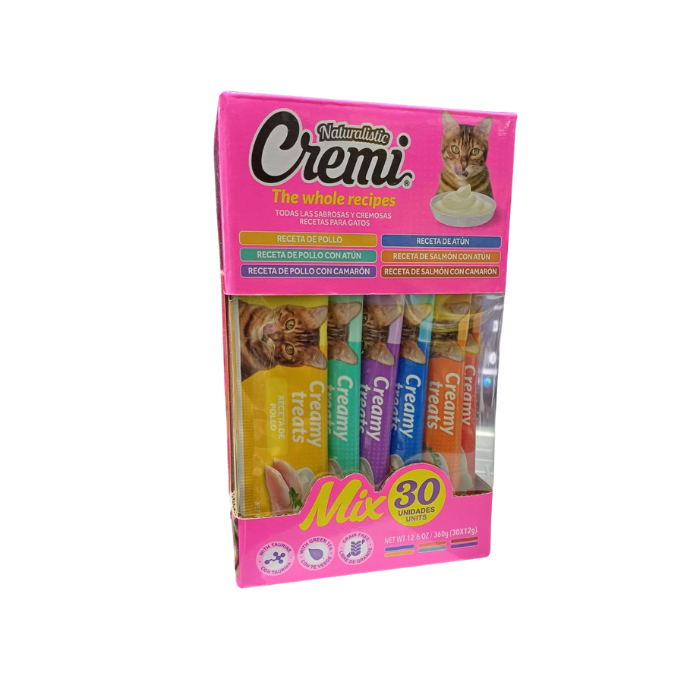 CREMI POLLO Y SALMON MIX 30 TUBOS1