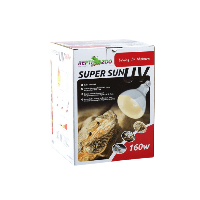 AMPOLLETA REPTIGLO SUPESUN UVB/UVA, 160 W1