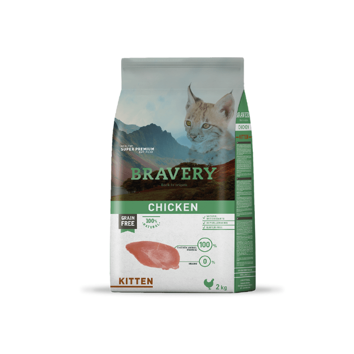BRAVERY KITTEN 2 KG (SABOR POLLO)1