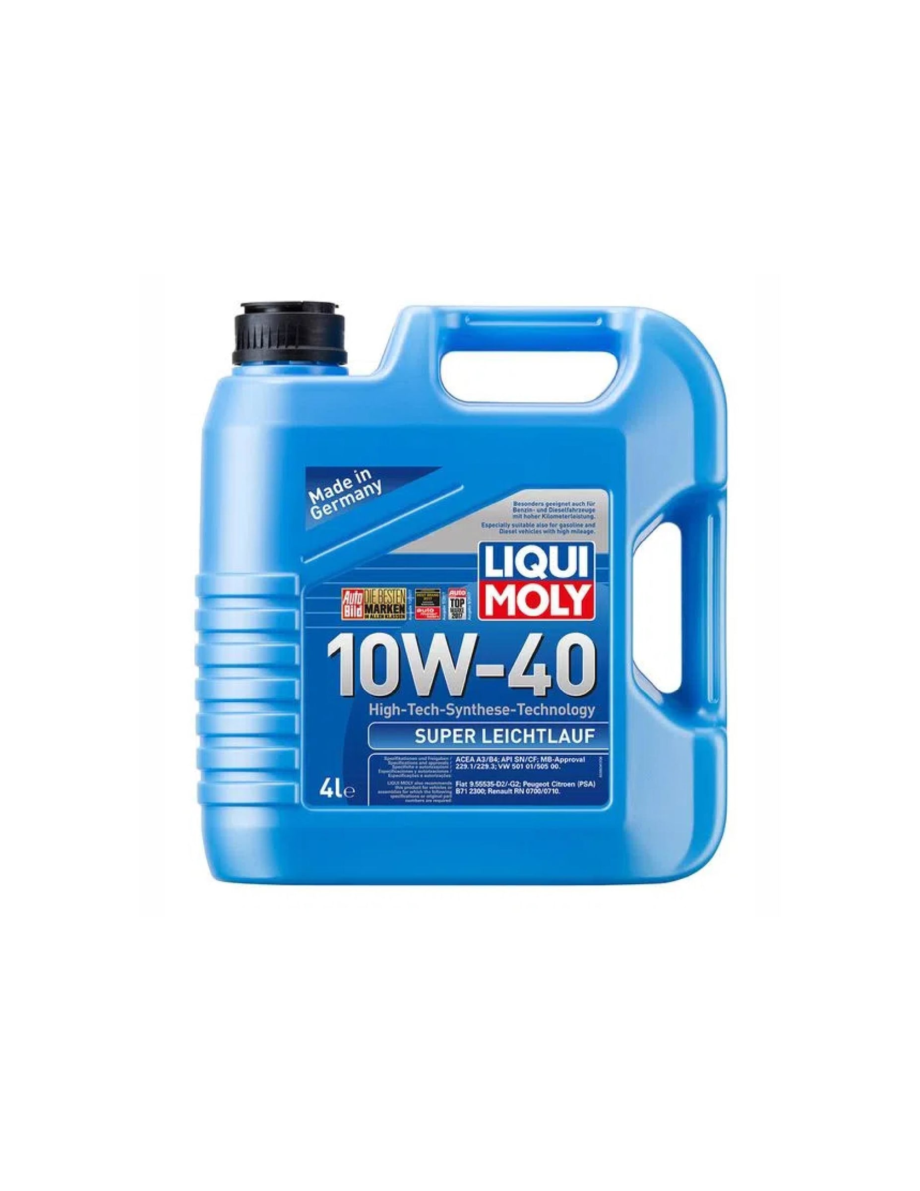 LIQUI MOLY 10W-40 SUPER LEICHTLAUF 4L | JR Lubricentro