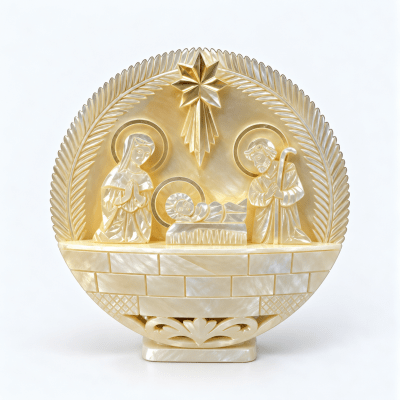 Pesebre mini de nácar1