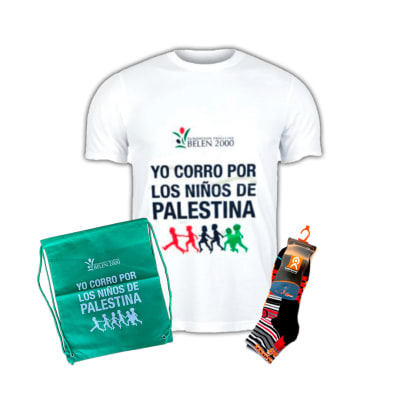 Pack deportivo polera mujer L + calcetines deportivos + morral1