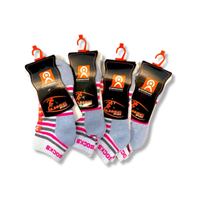 Calcetines deportivos rosados1