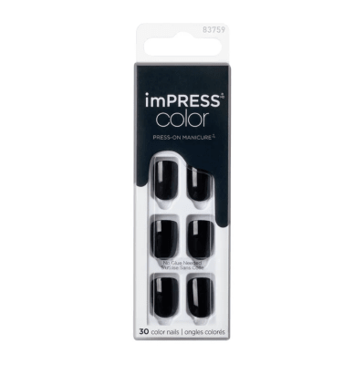 Uñas imPRESS color all black1