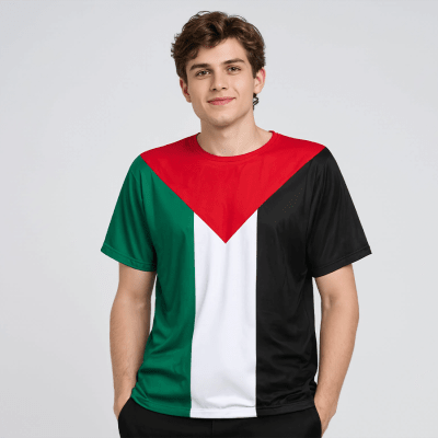 Polera bandera Palestina - Adulto1