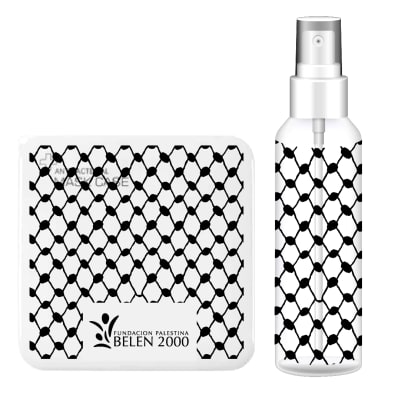 Pack porta mascarilla + botella spray1