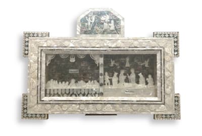 Ícono 3D grande pesebre / última cena1