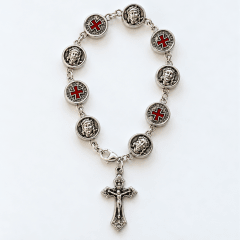 Pulsera denario de metal