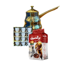 Promoción Set de Tazas + Café árabe + Tetera mediana