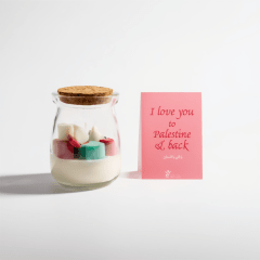 Vela corazones de Palestina