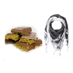 Promoción chocolate viral + Keffiyeh