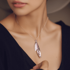 Collar hojas de olivo