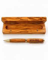 Set caja con lápiz madera de olivo