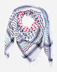 Keffiyeh Tricolor Hirbawi - sin franjas negras