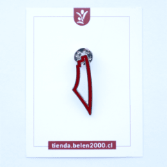 Pin mapa palestina rojo