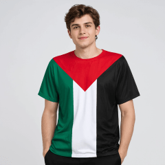 Polera bandera Palestina - Adulto