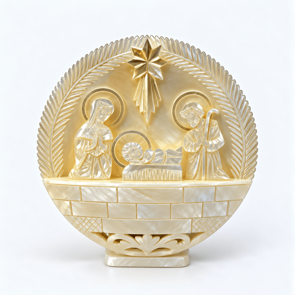 Pesebre mini de nácar 0