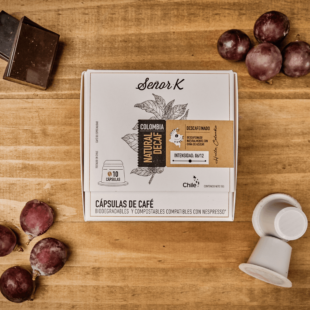 Cápsulas de café natural DECAF2