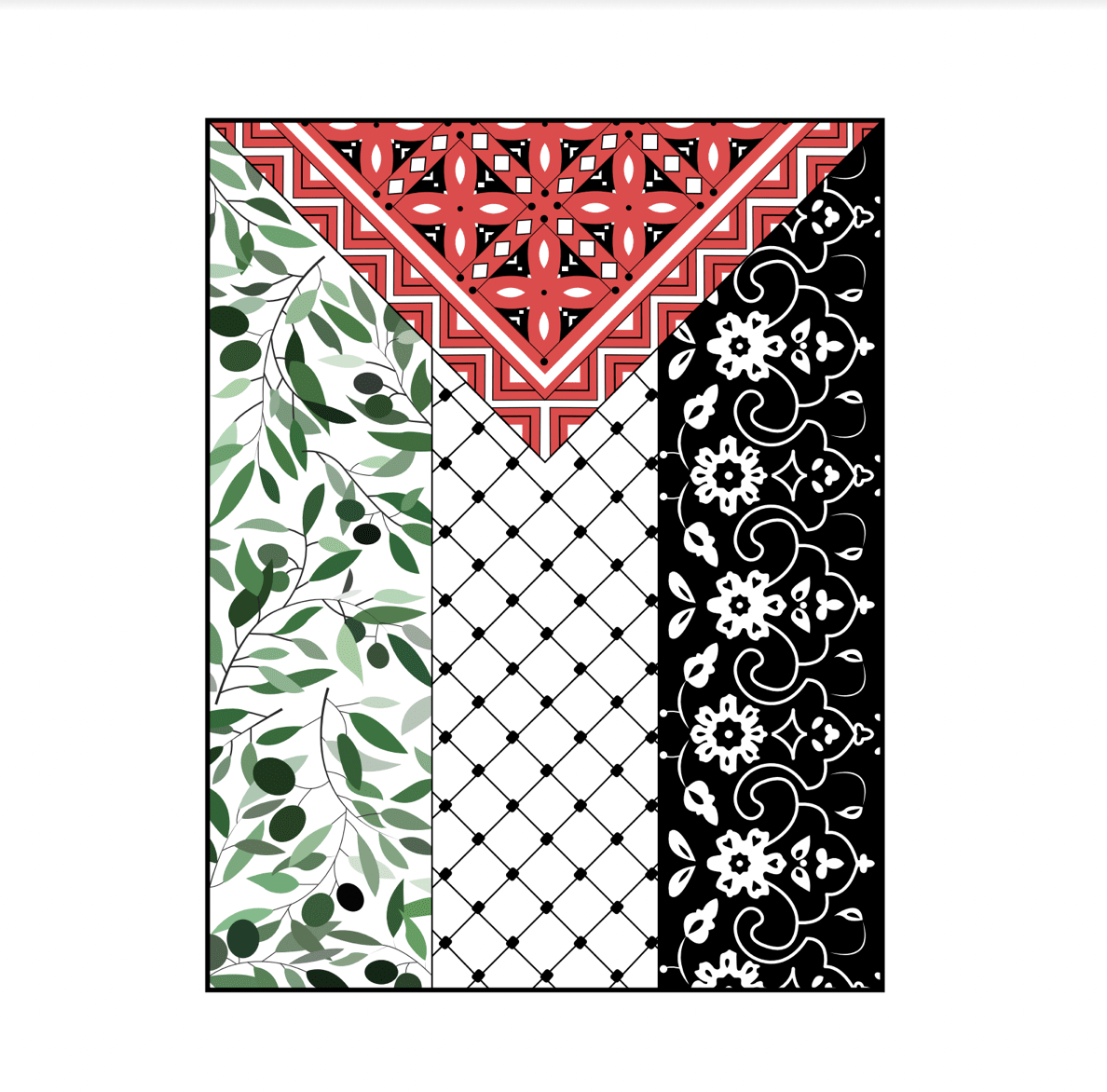 Polera de niño Bandera Palestina2