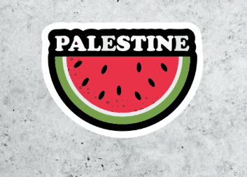 Sticker Sandía Palestine 0