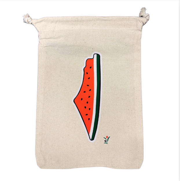 Bolsa de tela tipo saco mapa sandía2