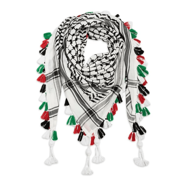 Keffiyeh pompones colores Hirbawi 0
