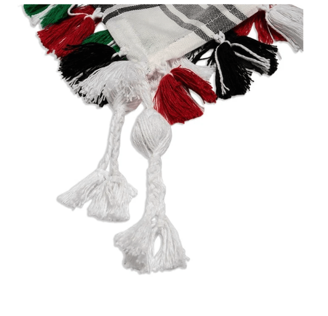 Keffiyeh pompones colores Hirbawi2