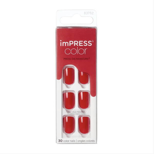 Uñas imPRESS color reddy or not 0