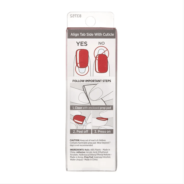 Uñas imPRESS color reddy or not4