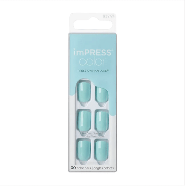 Uñas imPRESS color mint to be 0