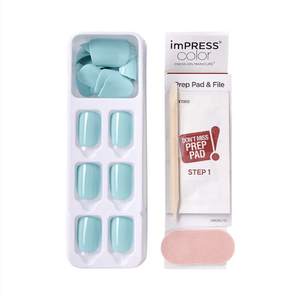 Uñas imPRESS color mint to be2