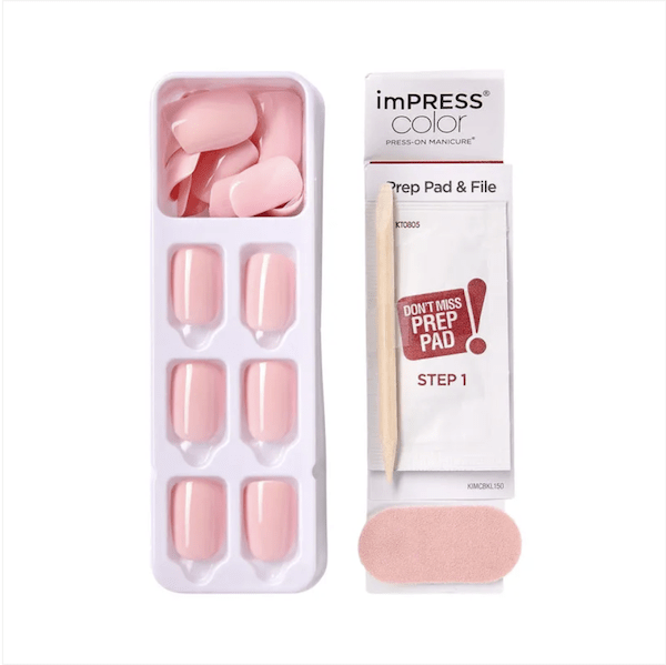 Uñas imPRESS color pick Me Pink2