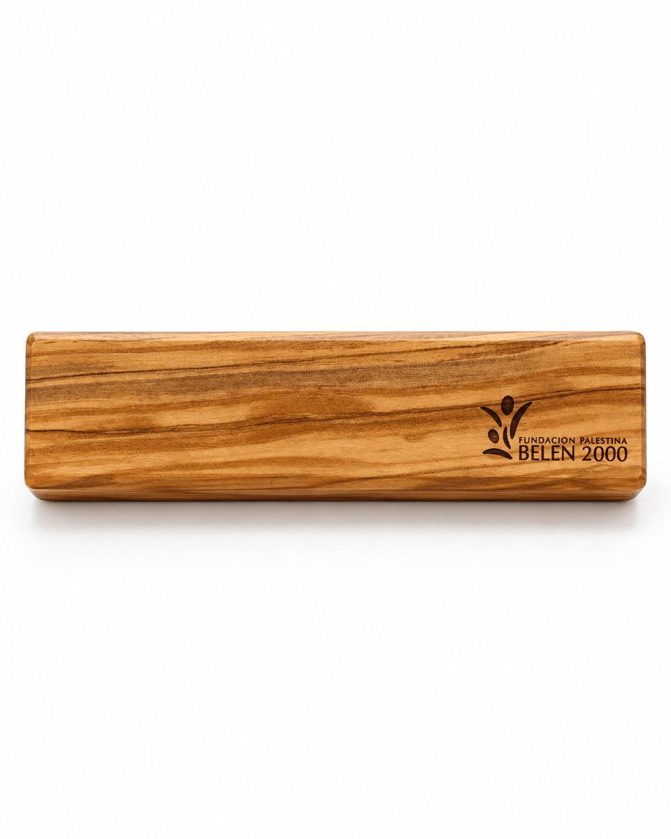 Set caja con lápiz madera de olivo2