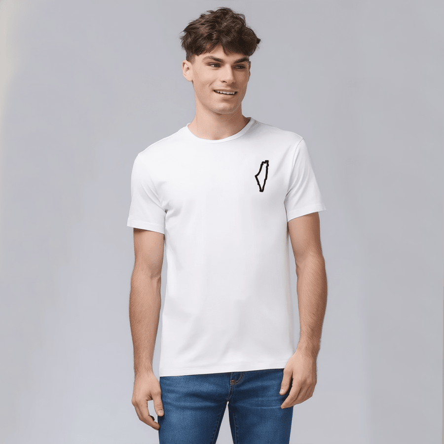 Polera mapa Palestina silueta - Adulto2