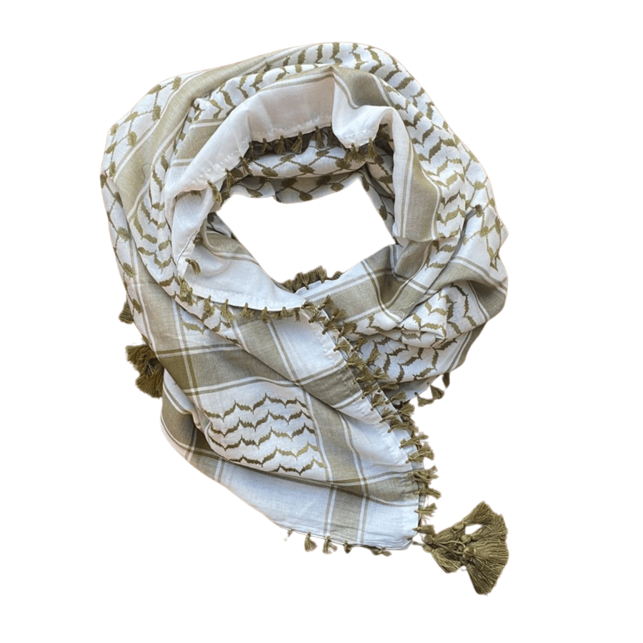 Keffiyeh Premium Verde2